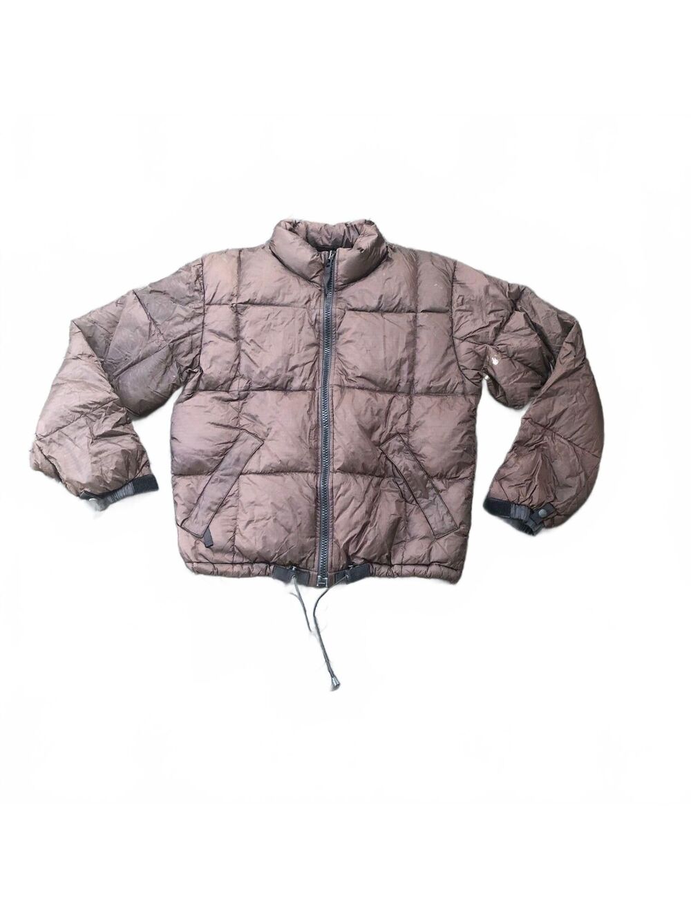 The Limited American Outdoors Brown Puffer Jacket with Duck Down Fill, Size S